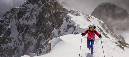 Cathy O'Dowd on Pedraforca (photo: Cathy O'Dowd)